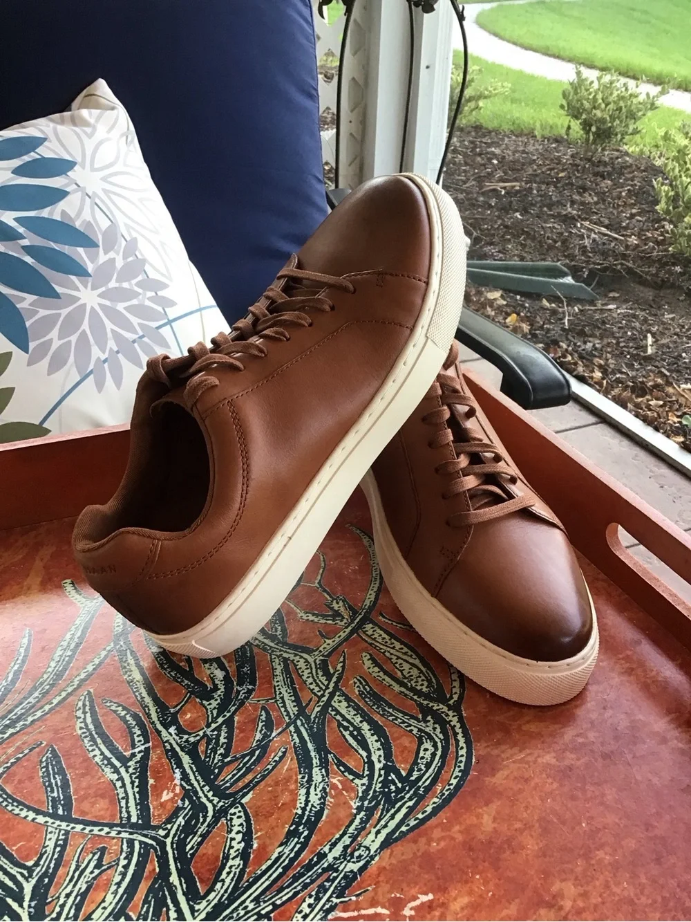 Cole Haan Grand Series Leather Low-Top Sneakers NWOT
